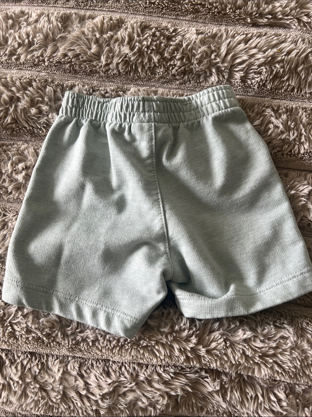 Nike Neutral Cream Bodysuit with Mint Green Shorts Set - Picture 3 of 5